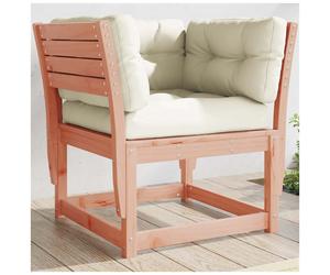 Garden Chair Natural Douglas Solid Pine 83x73x78cm Modular Slatted Seat 130kgpc