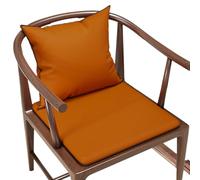 Garden Chair Seat Cushions - Set of 2 Waterproof Cushions with Back Support for Armchairs Ideal for Seniors 40x40x5 cm Comfort and Style