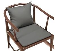 Garden Chair Seat Cushions - Set of 2 with Back Support, Waterproof Booster Cushions for Armchairs, Ideal for Elderly Comfort, Size 40x40x5 cm