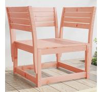 Garden Chair Solid Douglas Wood Natural Douglas 83x73x78cm Slatted Seat Armrests