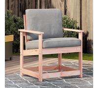 Garden Chair Solid Pinewood Brown 62x56x77 cm Outdoor Armchair with Armrests