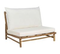 Garden Chair TODI Bamboo Wood Off-White