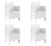 Garden Chair with Cushion Polypropylene Modern Outdoor Seating Patio vidaXL