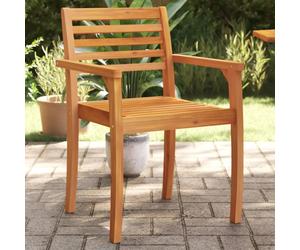 Garden Chairs 2 Pcs 59X55X85 Cm Solid Wood Acacia