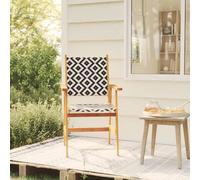 Garden Chairs 2pc Solid Acacia Wood Poly Rattan Brown 56x62x92cm Patio Armchairs