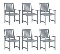 Garden Chairs Outdoor Chair Seat Patio Dining Chair Solid Acacia Wood vidaXL