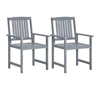 Garden Chairs Outdoor Chair Seat Patio Dining Chair Solid Acacia Wood vidaXL