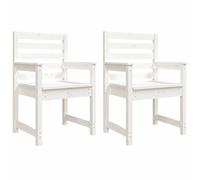 Garden Chairs Outdoor Chair Wooden Chair Seating Patio 2 pcs Pinewood vidaXL
