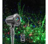 Garden Christmas Lights, Color Firefly Star Projector with Remote Control, Mobile Firefly Light LED, Outdoor Indoor for Home and Garden Festival, Party, Halloween, Christmas Decoration Lights