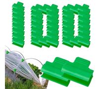 Garden Clamps,100-piece Outdoor Clips | Heavy Duty Fasteners Replacement Accessories Tools Support for Shade Outdoor Greenhouse Farm Grow