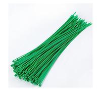 Garden Clearance Deals, 100pcs Self Locking Nylon Cable TiesPlastic Zip Tie Binding Wrap Straps DIY Cable Fasten Organiser(Green,3x200mm)