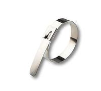 Garden Clearance Deals, 4.6mm Stainless Steel Cable Twist Tie Lock Metal Zip Exhaust Wrap Coated 100pcs(4.6mmx400mm)
