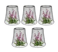 Garden Cloche | 5 Plant Cloche | Cloches For Growing Vegetables Plants | Garden Chicken Wire Cloche | Metal Heavy Duty Garden Plant Cloche For Keeping Bunnies Chicken Squirrels Out