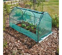 Garden Cloche With Metal Frame & Weatherproof Pe Cover - Germinate Seeds, Propagate Plants & Grow Fruit & Veg - H92 X W180 X D90Cm