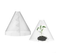 Garden Cloches, for Plants, Reusable Plastic Plant Protectors to Shield from Sun Frost and Freeze, Transparent Covers Create Warm Microclimate, for(20pcs)