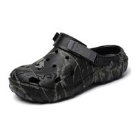 Garden Clogs Shoes Men Sandals: Lightweight Breathable - Slip On Summers Beach Walking Slippers Black 46