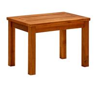 Garden Coffee Table Brown Solid Acacia Wood 50x35x36 cm Outdoor Natural Oil Top
