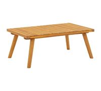 vidaXL Solid Acacia Wood Garden Coffee Table Outdoor Garden Table Furniture