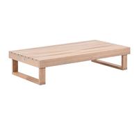 Garden Coffee Table MARETTIMO 60 cm 110 cm Certified Acacia Wood Light Brown