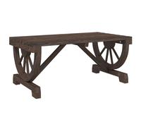 vidaXL Garden Coffee Table Outdoor Table Patio Dining Table Solid Wood Fir