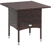 Garden Coffee Table Rattan Square Patio Balcony Wicker Outdoor Furniture 50cm