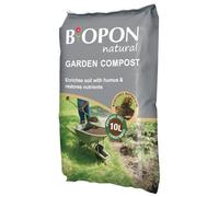 Garden Compost 10L - Organic Soil Conditioner Rich in Humus - Restores Nutrients, Improves Soil Structure - 100% Natural