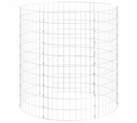 (Ø 100 x 100 cm/815) vidaXL Garden Composter Galvanised Steel Recycling Bin Waste Box Multi Sizes