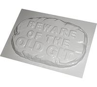 Garden Concrete Mould BEWARE OF THE OLD GIT