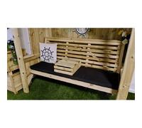 Garden Console Table - Timber - L36 x W30 x H14 cm - Fully Assembled Churnet Valley Garden Furniture Ltd Brown One Size