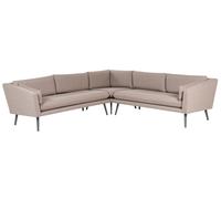 Beliani Garden Corner Sofa 5 Seater Loretello Beige