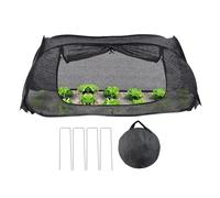 Garden Covers For Raised Beds - Fine Mesh Plant Protector, Ventilated Crop Cover System, Weather Resistant Growing Enclosure, Garden Bed Cage | For Outdoor Vegetable Flower Seedling Tomato