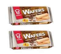 Garden Cream Wafers Biscuit Cappuccino Flavour 200g (Pack of 2)