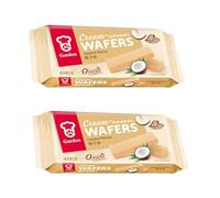 Garden Cream Wafers Biscuit Coconut Flavour 200g (Pack of 2)