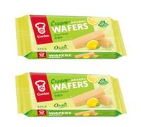 Garden Cream Wafers Biscuit Lemon Flavour 200g (Pack of 2)