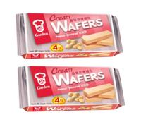 Garden Cream Wafers Biscuit Peanut Flavour 200g (Pack of 2)