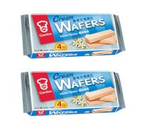 Garden Cream Wafers Biscuit Vanilla Flavour 200g (Pack of 2)