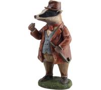 Garden Creations Billy the Badger Ornament - Realistic Resin Badger Statue - Indoor & Outdoor