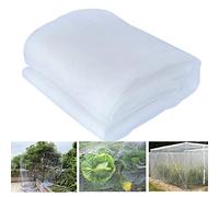 Garden ct Netting 11x15m Fine Mesh Grow Tunnel for Vegetable Fruit & Flower Protection from Bugs Mosquitoes Birds Flies & Butterflies White Barrier Net
