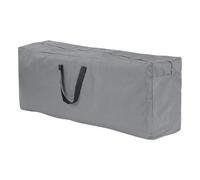Garden Cushion & Seat Pad Storage Bag - Heavy-Duty Polyester Organiser With Carry Handles & Zip Closure - H50 X W120 X D34Cm