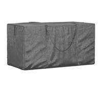 Garden Cushion Storage Bag Black 150x75x75cm Large Outdoor PE UV Zipper Handles