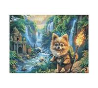 Garden Cute Cat 500 Piece Jigsaw Puzzle for Adults Long Weekend Project Satisfying Challenge No Duplicate Pieces for Hobbyists 500 PCS