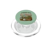 Garden Dad Powered By Tea And Tomatoes Funny Gardening PopSockets PopGrip for MagSafe
