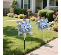Garden Decor Reflective Windmill Installed with Bird Suitable for Sparkling Windmills In Courtyards and Gardens Birds From Leaving The Courtyard Terrace Farm