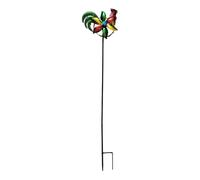 Garden Decor Windmill Stakes Pinwheel Sculpture for Backyard Lawn | Yard Art Windmill Pinwheels Sculptures Ornament Decorative Weatherproof Metal Stake