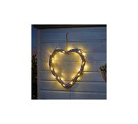 Garden Decoration Solar Warm White LED In-Lit Firefly Heart Indoor Outdoor