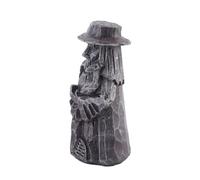 Garden Decoration Viking Statues,Viking Statue Resin Norse Warrior Sculpture, 5x6x10cm Spearman Figure for Garden Ornament Yard Decor Home Decoration (Audding - long gun)