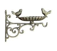 Garden Decorations Outdoor Tray Wall Bracket Iron Bird Feeder Hanging Seed Garden Decoration Suitable For Both Indoor And Outdoor Use
