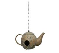 Garden Decorations Teapot-shaped Bird Feeder For Outdoors Hanging Garden American Style Decor Suitable For Both Indoor And Outdoor Use