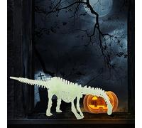 Garden Decorations The Dark Dinosaur Skeleton Model DIY Assembling Dinosaur Skeleton Children’ s Assembly Toy. Thinker Statues And Sculptures (C, One Size)