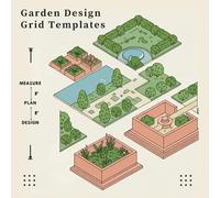 Garden Design Grid Templates: Landscaper's Planner and Sketch Notebook